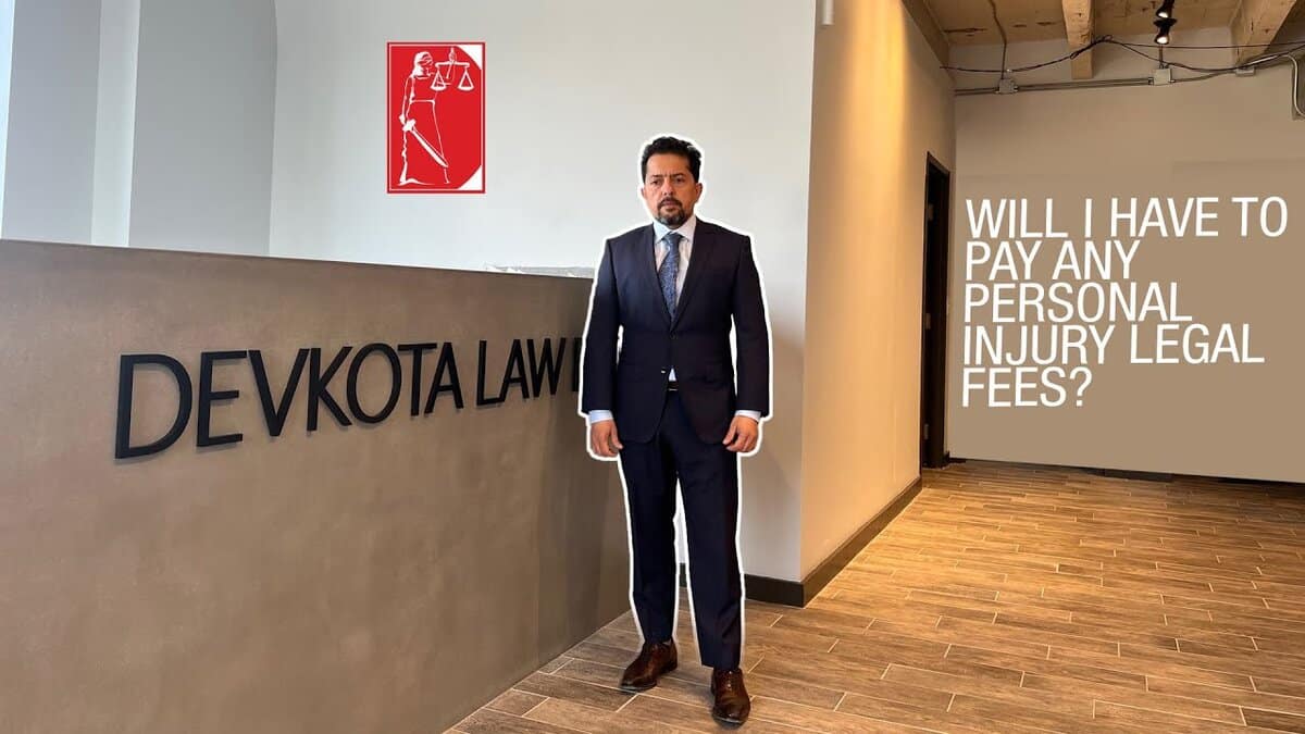 Will I Have To Pay Any Personal Injury Legal Fees?