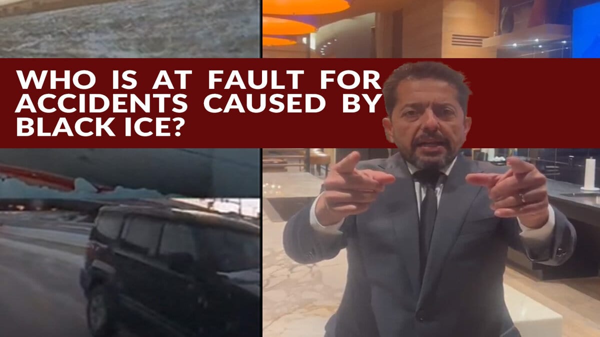 Who is at Fault for Accidents Caused By Black Ice?