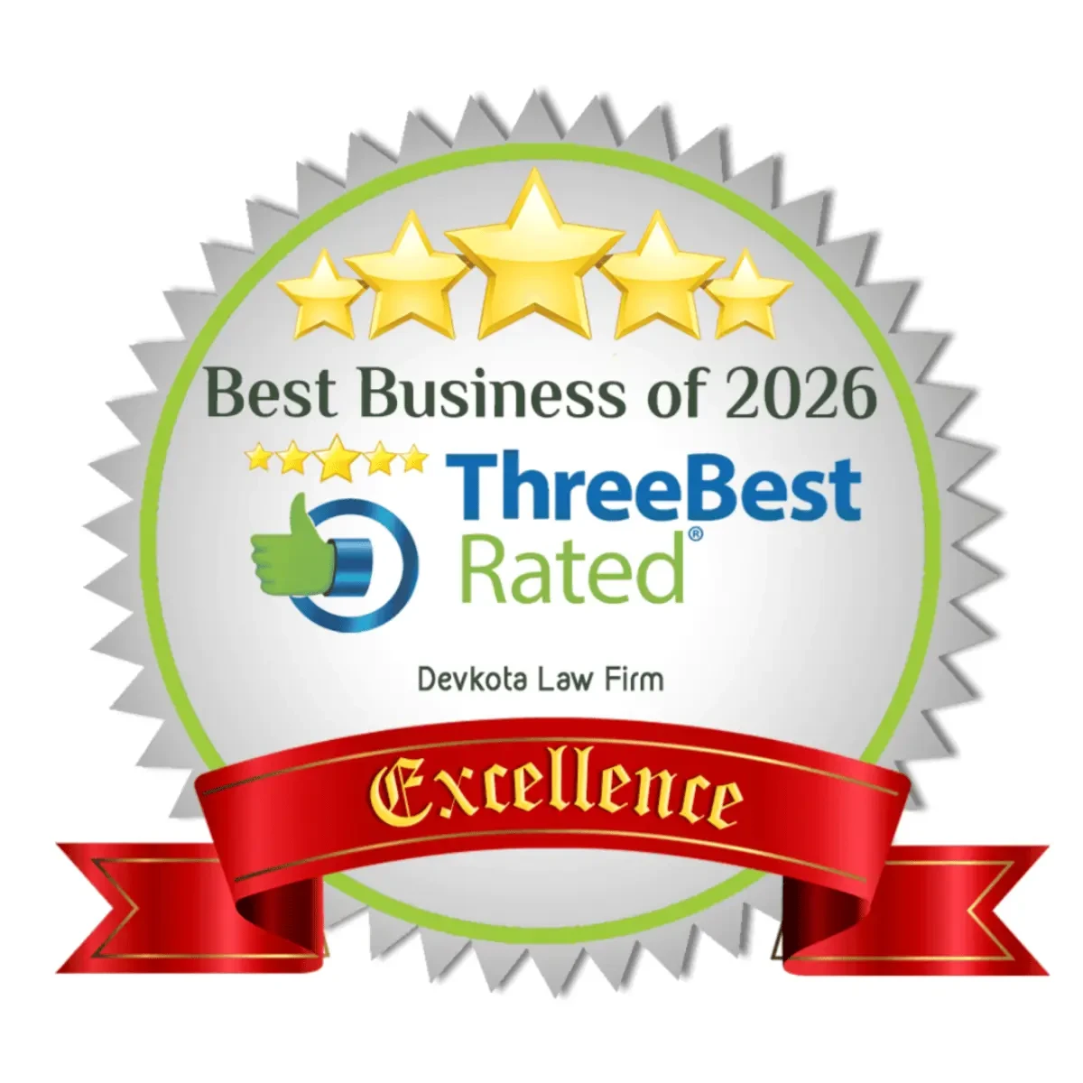 Best Business Award of 2026 by Three Best Rated