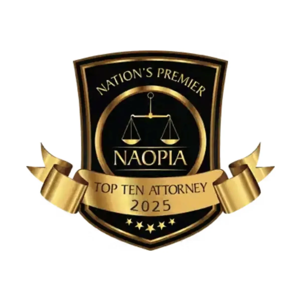 Nation's Premier top 10 Attorneys award in 2025